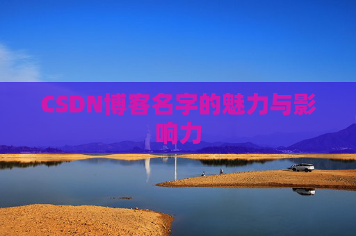 CSDN博客名字的魅力与影响力
